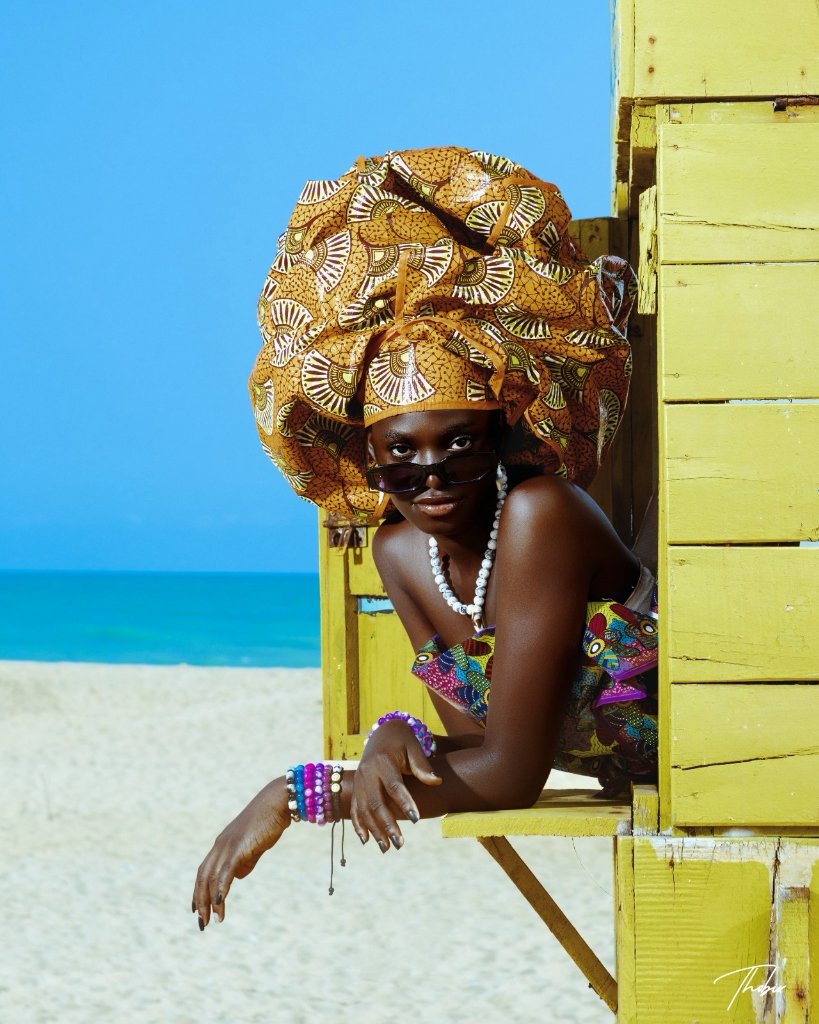 L'Or Solaire — Wax & Haute Couture — Photographie par Thobix Eclou (3/9)